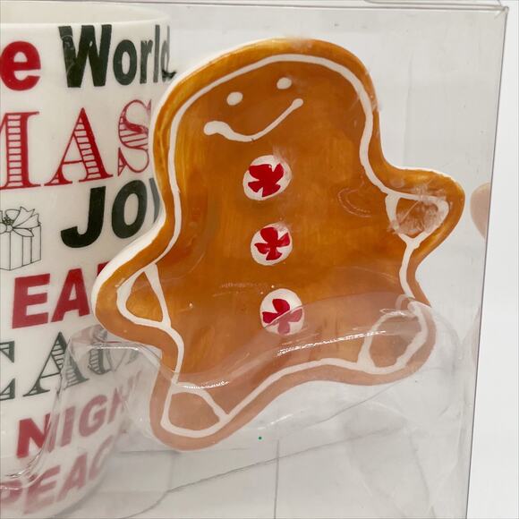 New in Box Kringle's Kitchen Gift Set - Coffee Mug and Small Gingerbread Dish - Picture 3 of 6